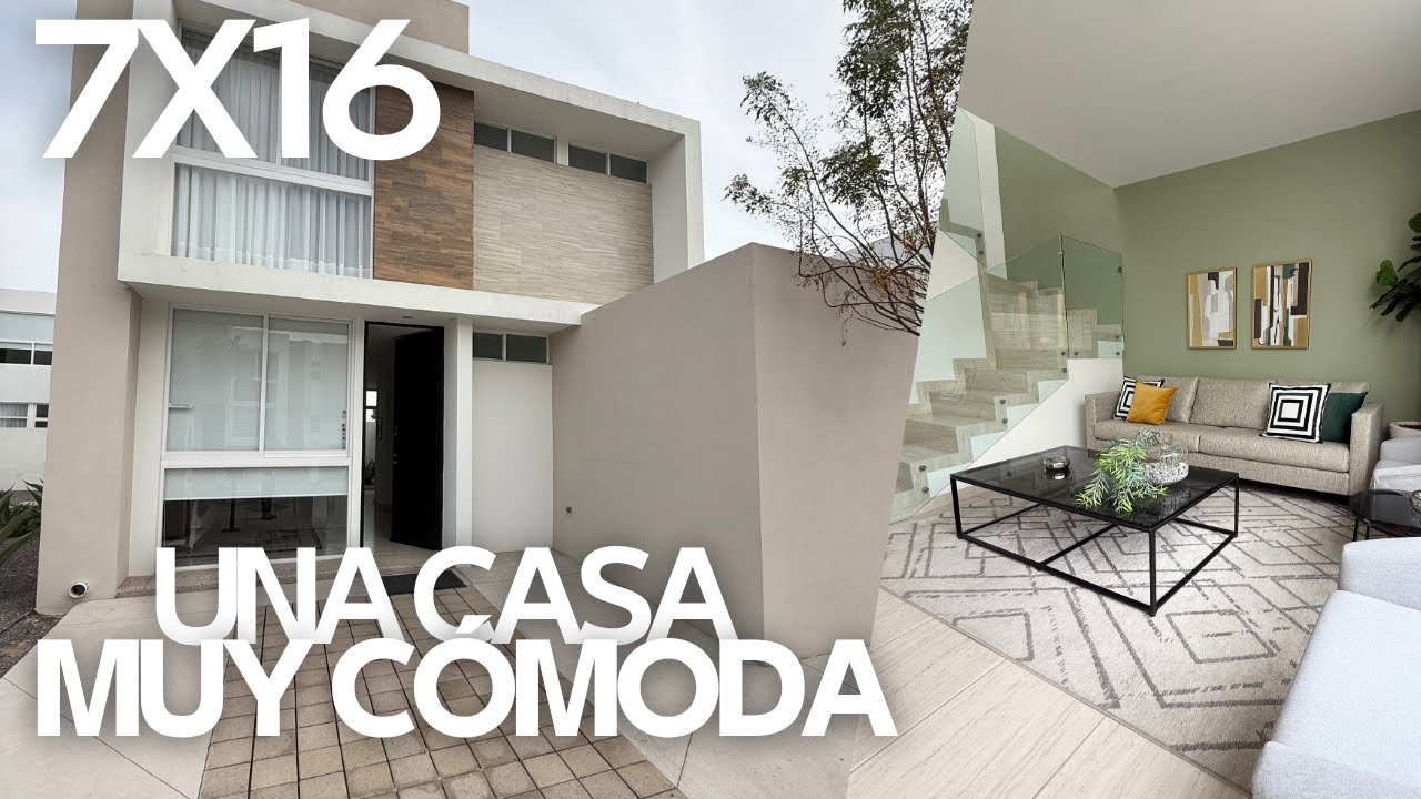 CASA MODERNA BIEN DISTRIBUIDA | Un terreno bien aprovechado + todas las comodidades EN 115 M2