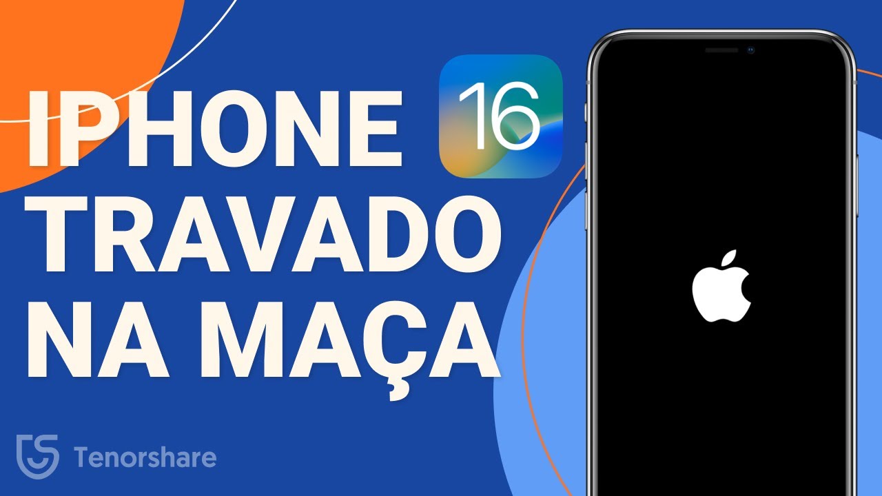 Resolvido!! iPhone travado na maça - iOS 16 SUPORTADO