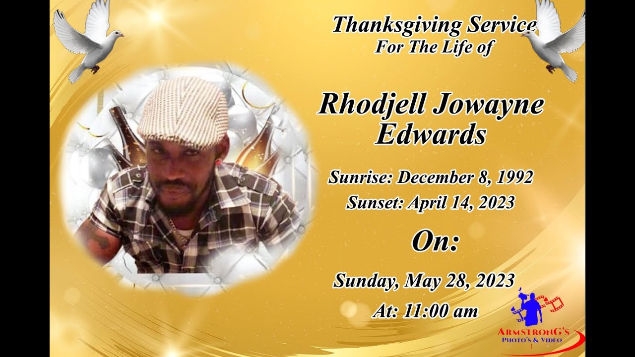 Rhodjell Jowayne Edward's Funeral Service 1
