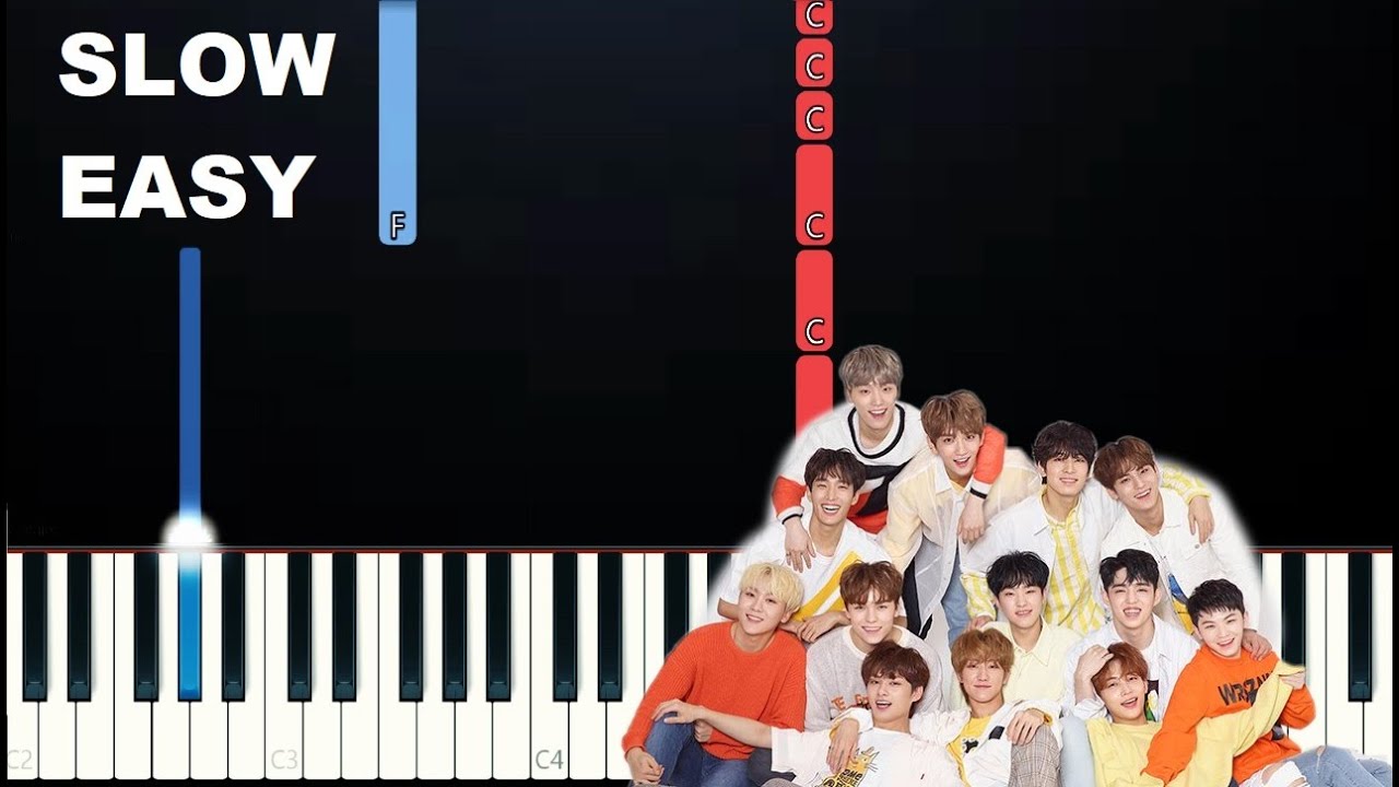 Seventeen - Fallin Flower (SLOW EASY PIANO TUTORIAL)