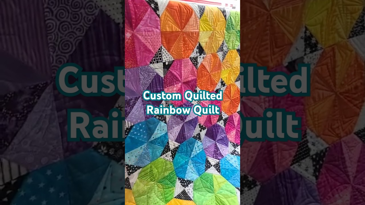 How I Custom Quilted a Pinwheel Pizazz Quilt