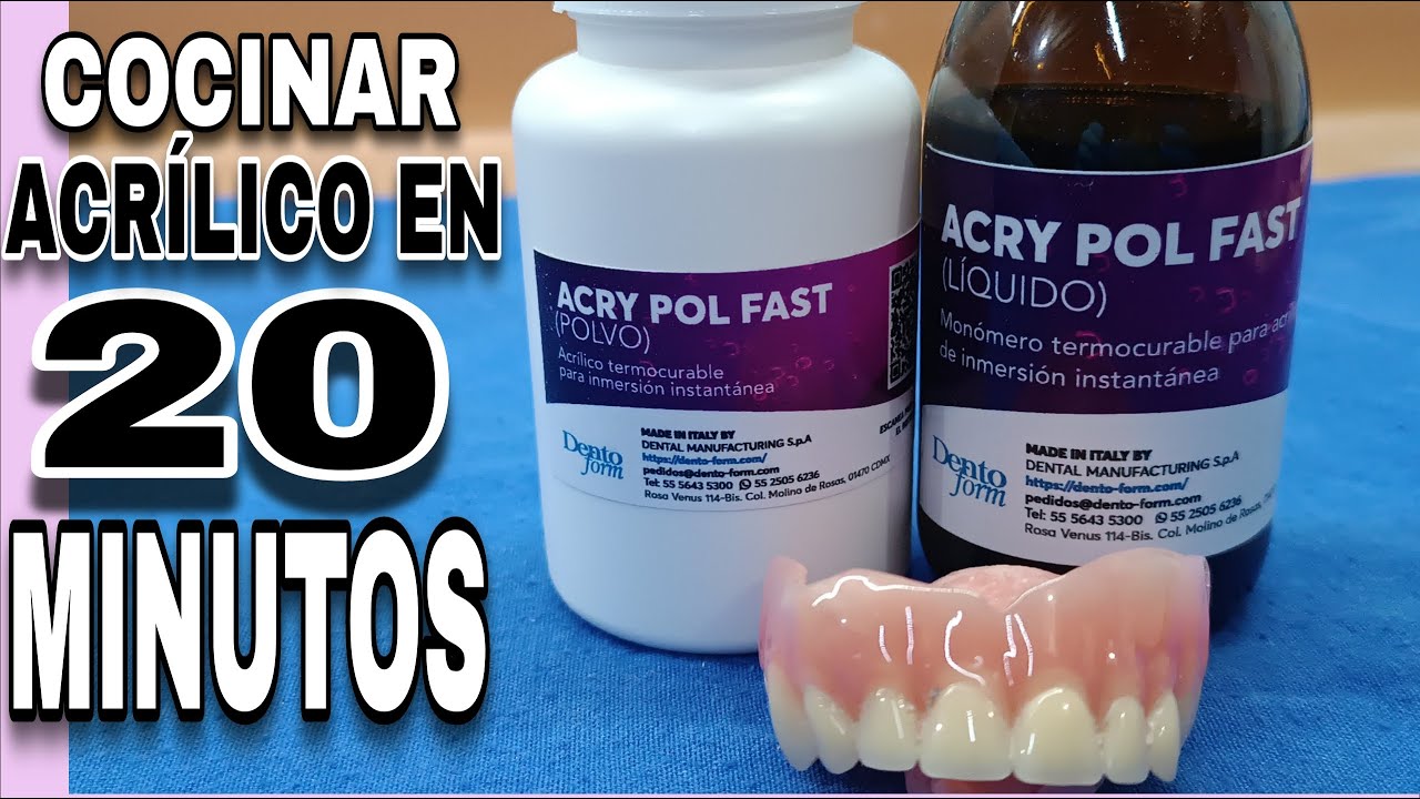 ACRYPOL FAST : Acrílico para dentaduras completas y parciales PRÓTESIS DENTAL DE ACRÍLICO