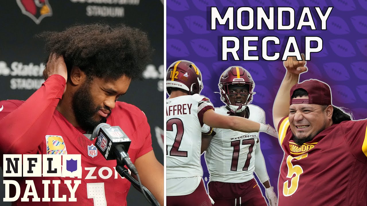 Jayden Daniels Keeps It Rolling Against Cardinals | 'NFL Daily'