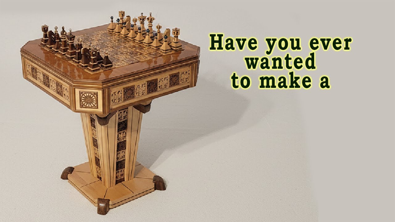 Have you ever wanted to make a Chess Table