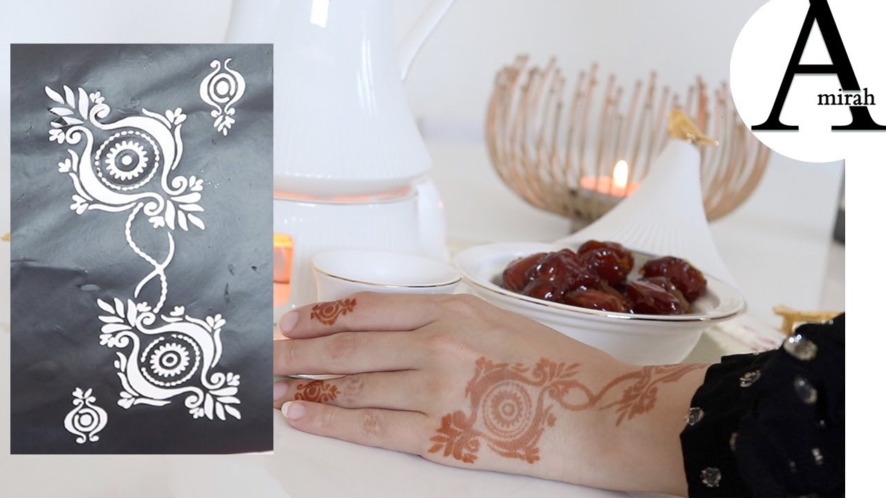 اصنعي ستيكر الحنا الخاص فيك 😍henna sticker with cameo
