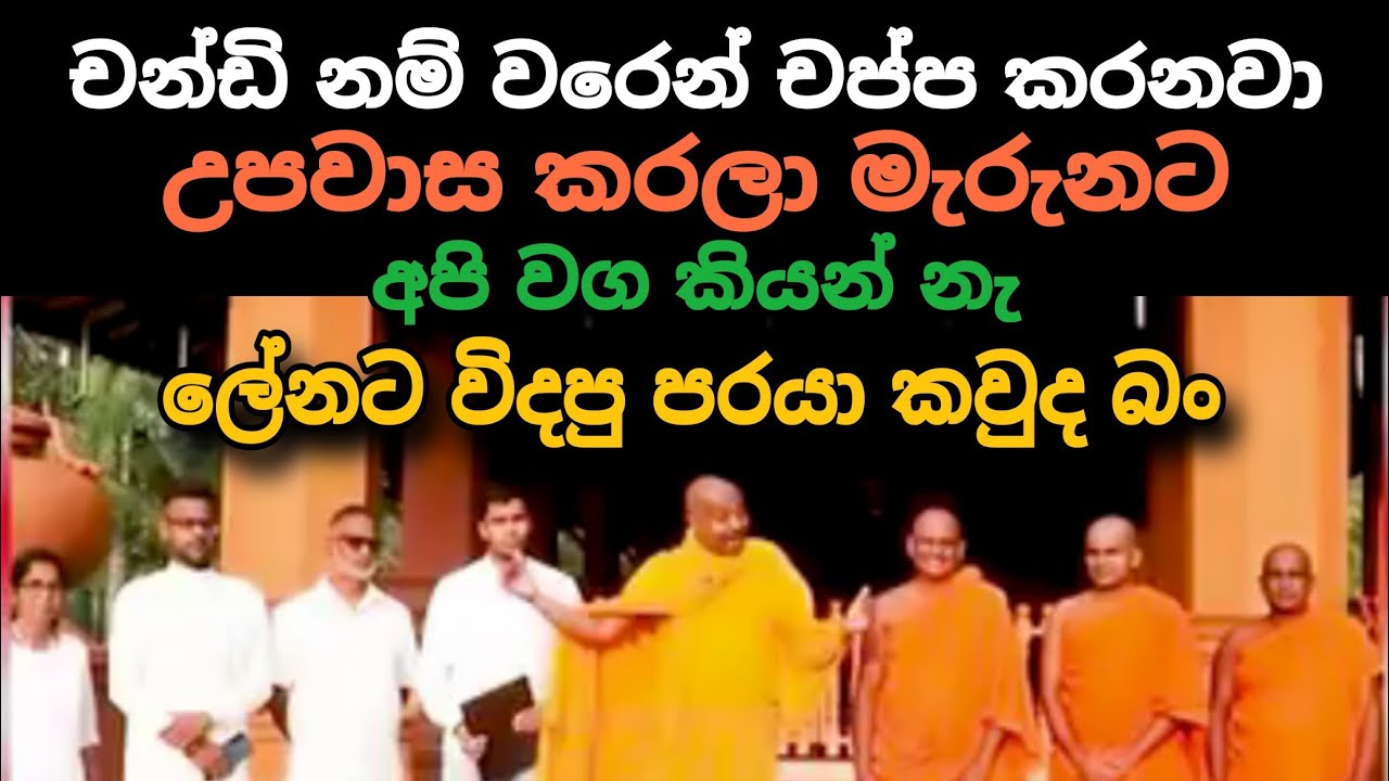 චන්ඩි නම් වරෙන් චප්ප කරනවා 🙏 | Srilanka Politics | PoliticalsL