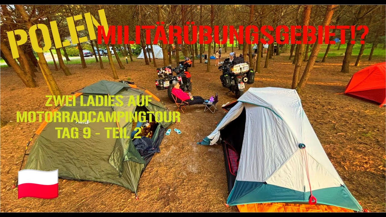 MILITÄRGEBIET!? - Motocamping in Polen - Tag 9 - Teil 2 Bierun - Hucisko 🇵🇱 | Route, Orte & Kosten