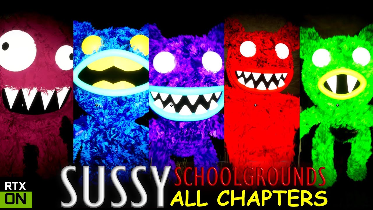 Sussy Schoolgrounds RTX на всех главах геймплея