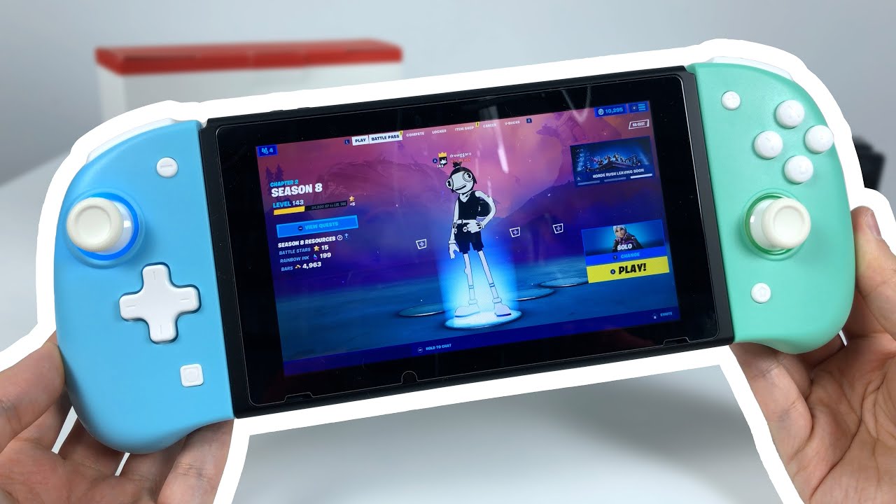 LED Nintendo Switch Joy-Con Review by BinBok (Blue & Green)