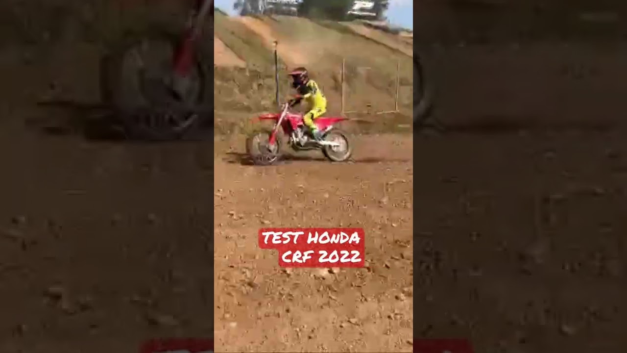 TEST HONDA CRF250R 2022 💥‼️ #hondacrf250r #honda2022 #dirtbike