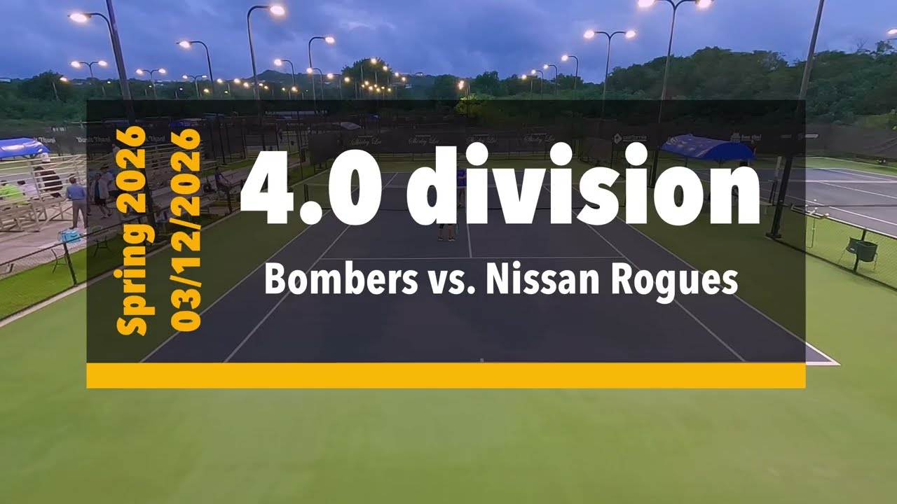 4.0 div. - Baseline Bombers vs. Nissan Rogues (03/12/2026) - Guam tennis