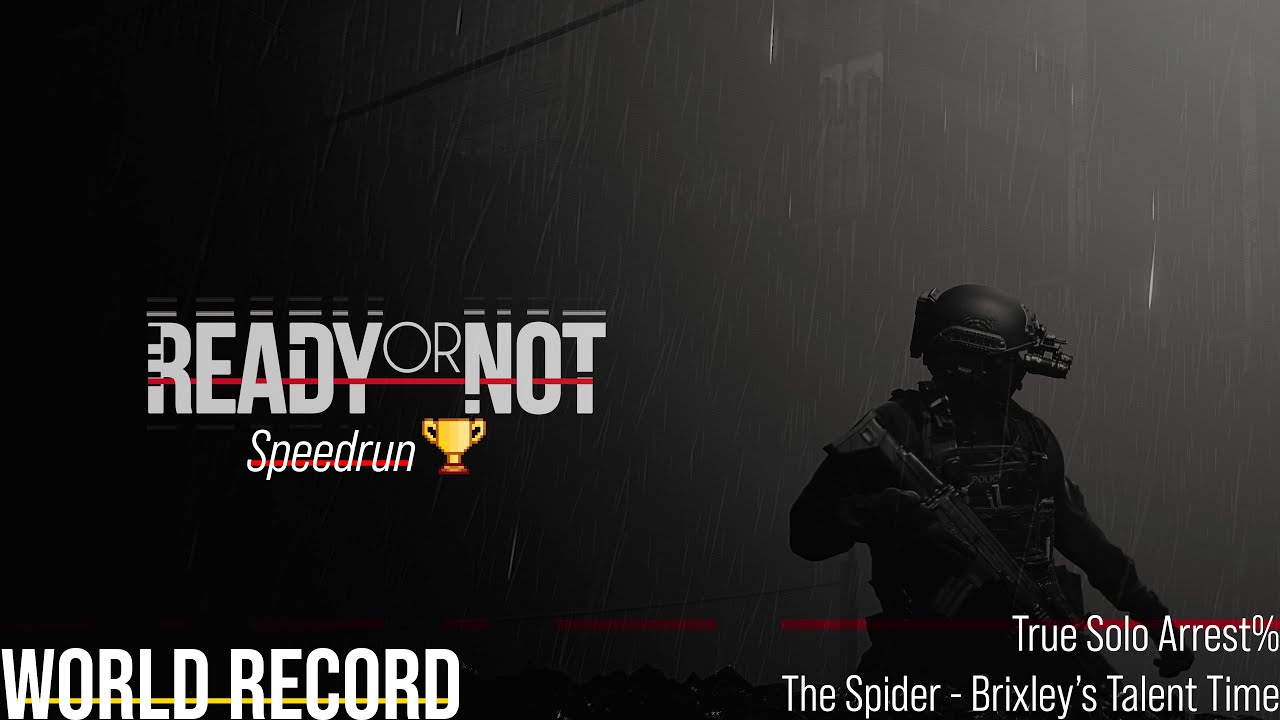 [Ready or Not] The Spider True Solo Arrest% Speedrun (World Record)
