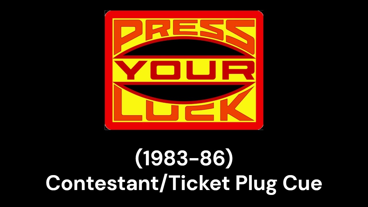 Press Your Luck (1983-1986) Contestant/Ticket Plug Cue (Reconstructed by OnScreenThatStudios, 2025)