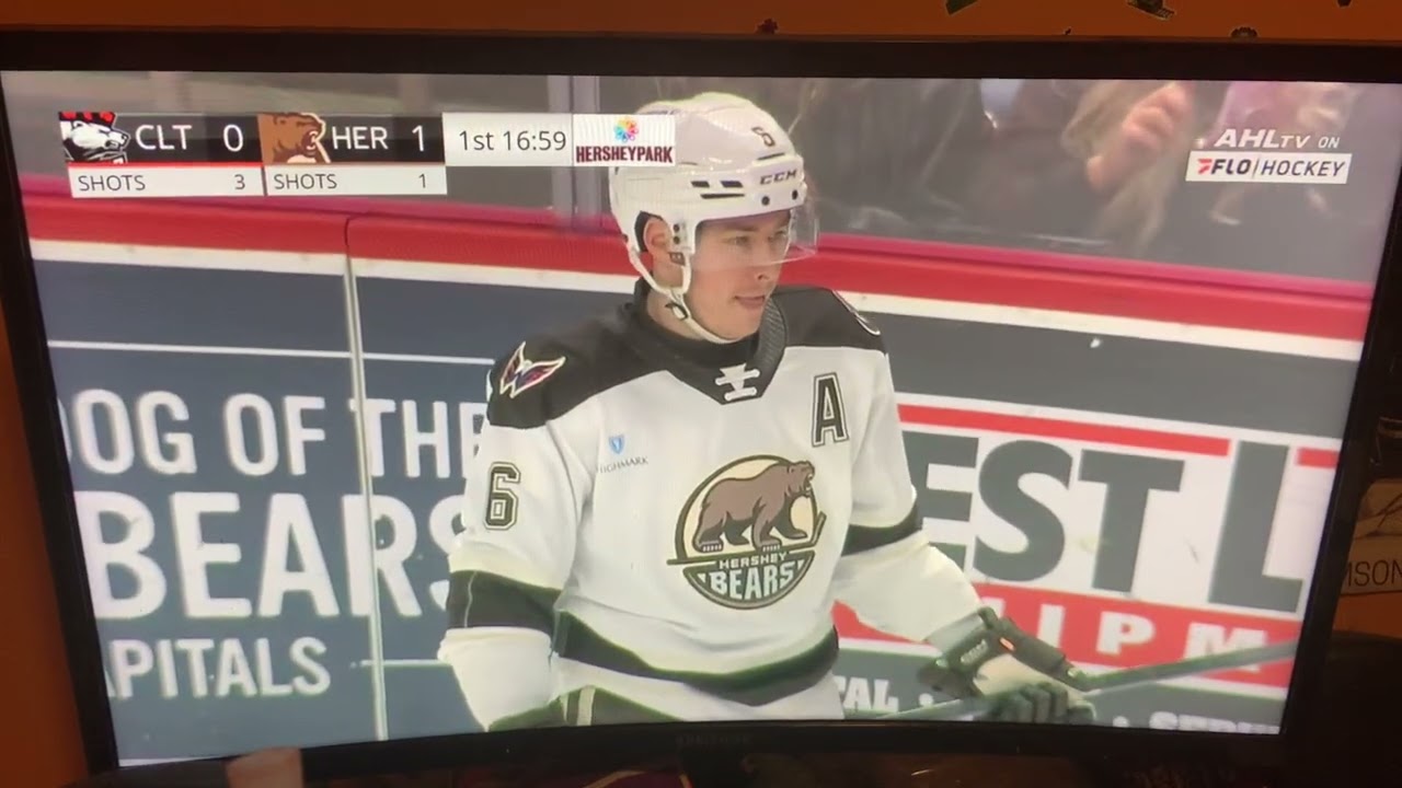 AHL  hershey bears vs Charlotte checkers hockey vlog home ￼