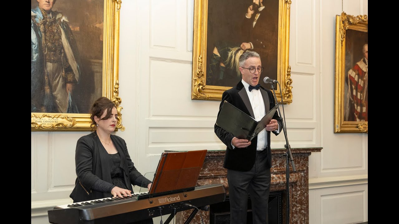 'Hymn on the Battlefield / Z dymem pożarów' performed by singer Paul McGough & pianist Maria Geheran