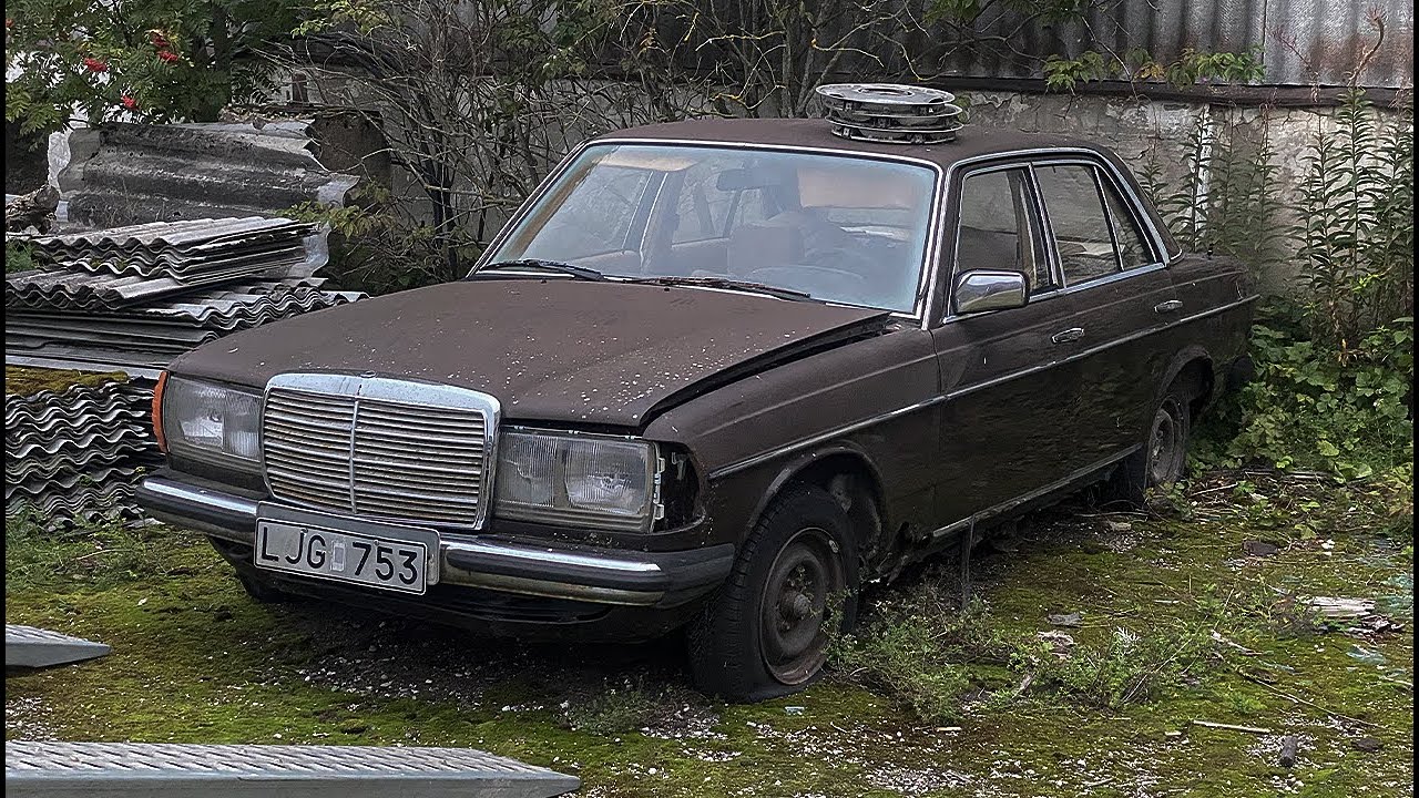 Starting Mercedes-Benz w123 250 (6 Cylinder) After 10 Years + Test Drive
