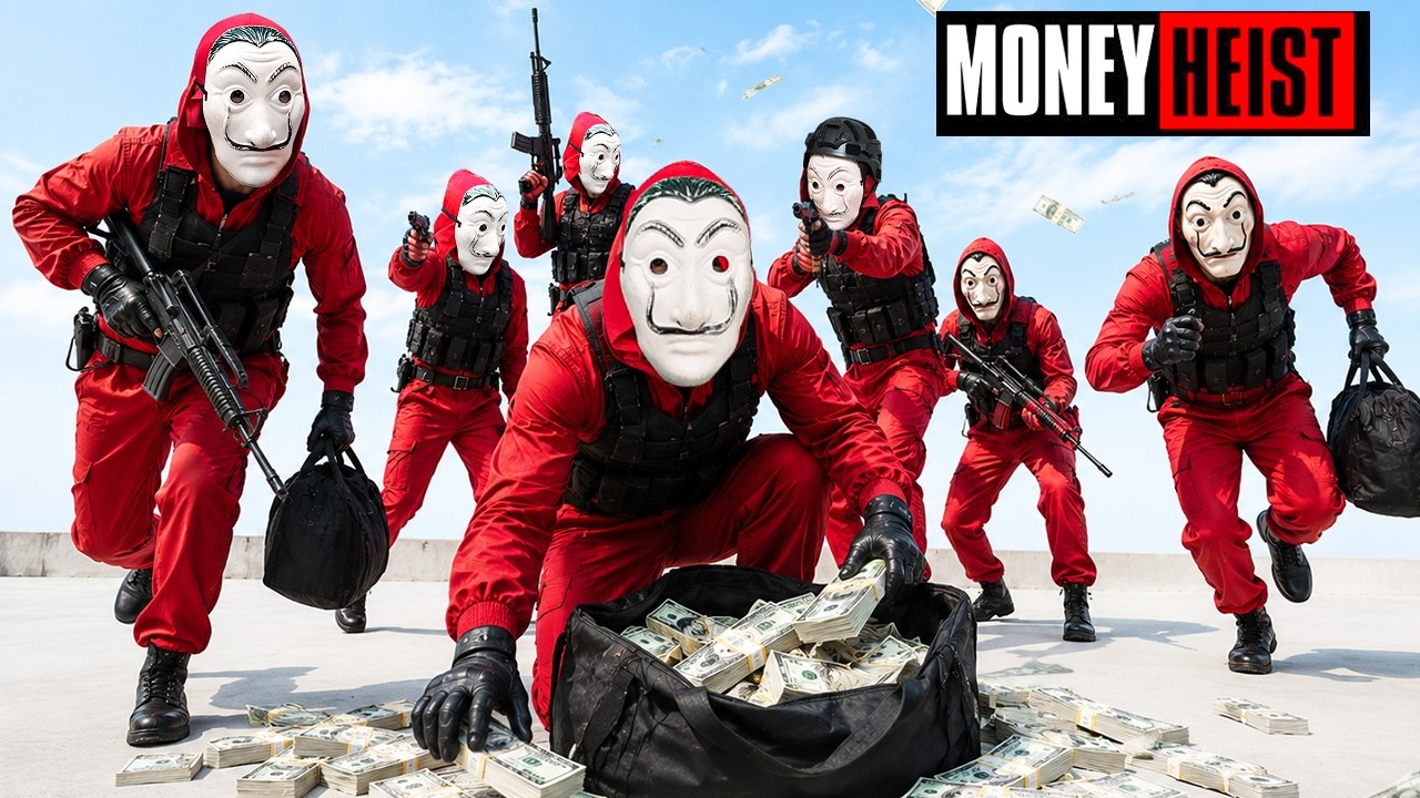 PARKOUR VS MONEY HEIST! 6 | BAD GUYS: No ESCAPE, THE ROOFTOP GETAWAY BEGINS! (BELLA CIAO) Epic POV