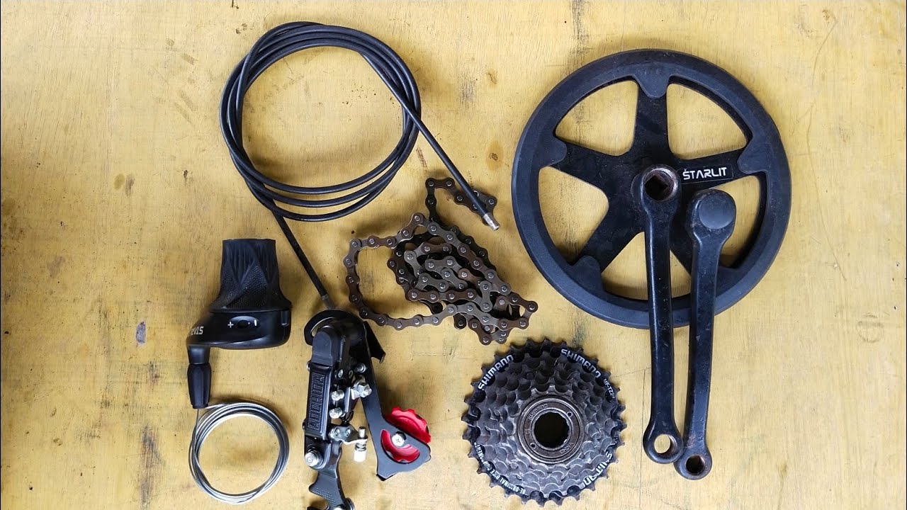 Installation of 6 speed gears in normal Bicycle