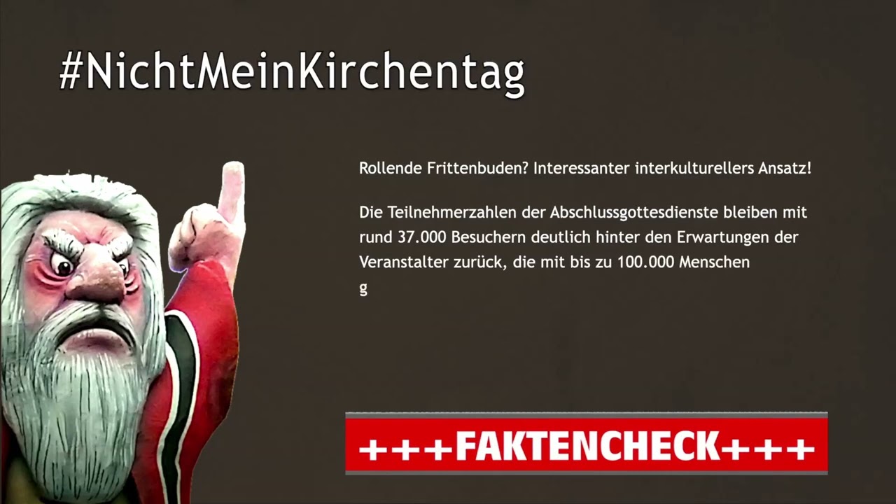 #NichtMeinKirchentag 11/18 - die Volkskirche br&ouml;ckelt gewaltig