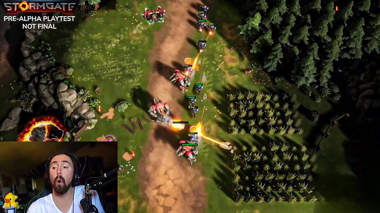 Asmongold Reacts to Stormgate | NEW RTS By Ex-Blizzard Devs