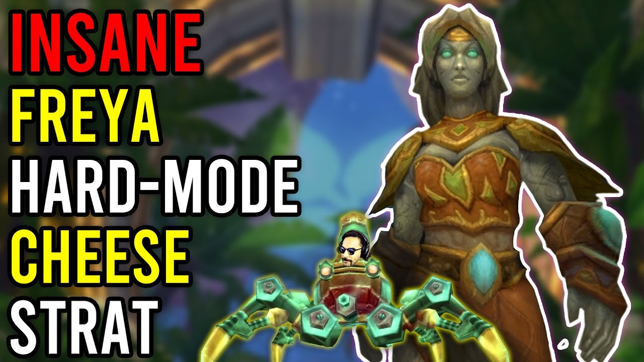 Hard Mode Freya Cheese Strategy! (1 Minute Boss Fight)