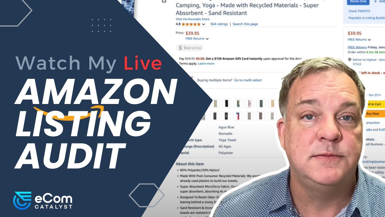 Watch Me Do A Complete Audit on This Amazon Listing (For Better Rank on Amazon)