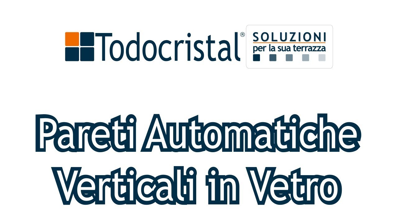 💥Pareti Automatiche Verticali in Vetro INFINIA | Todocristal