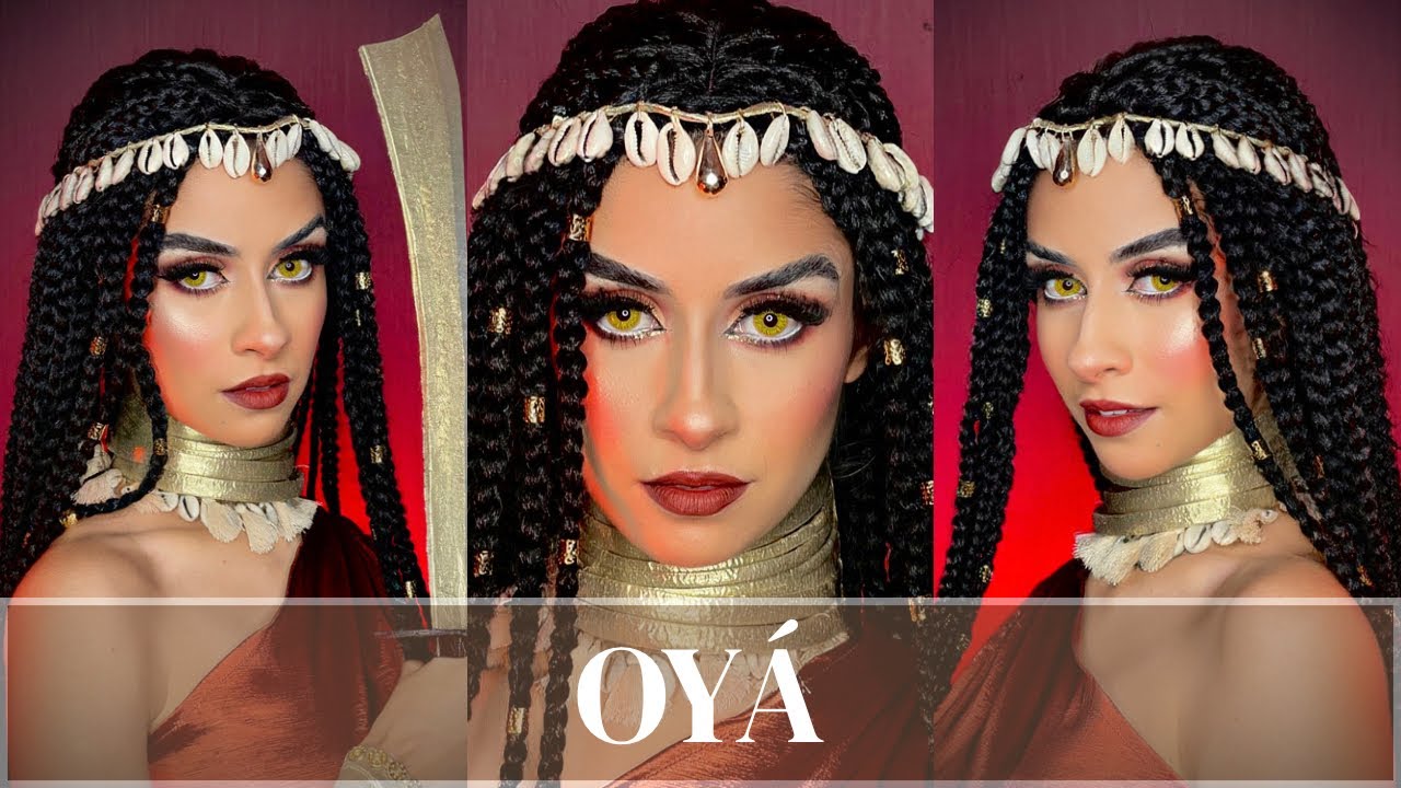 OYÁ LA ORISHA DEL VIENTO Y LOS CEMENTERIOS || HISTORIA+MAQUILLAJE⚡️