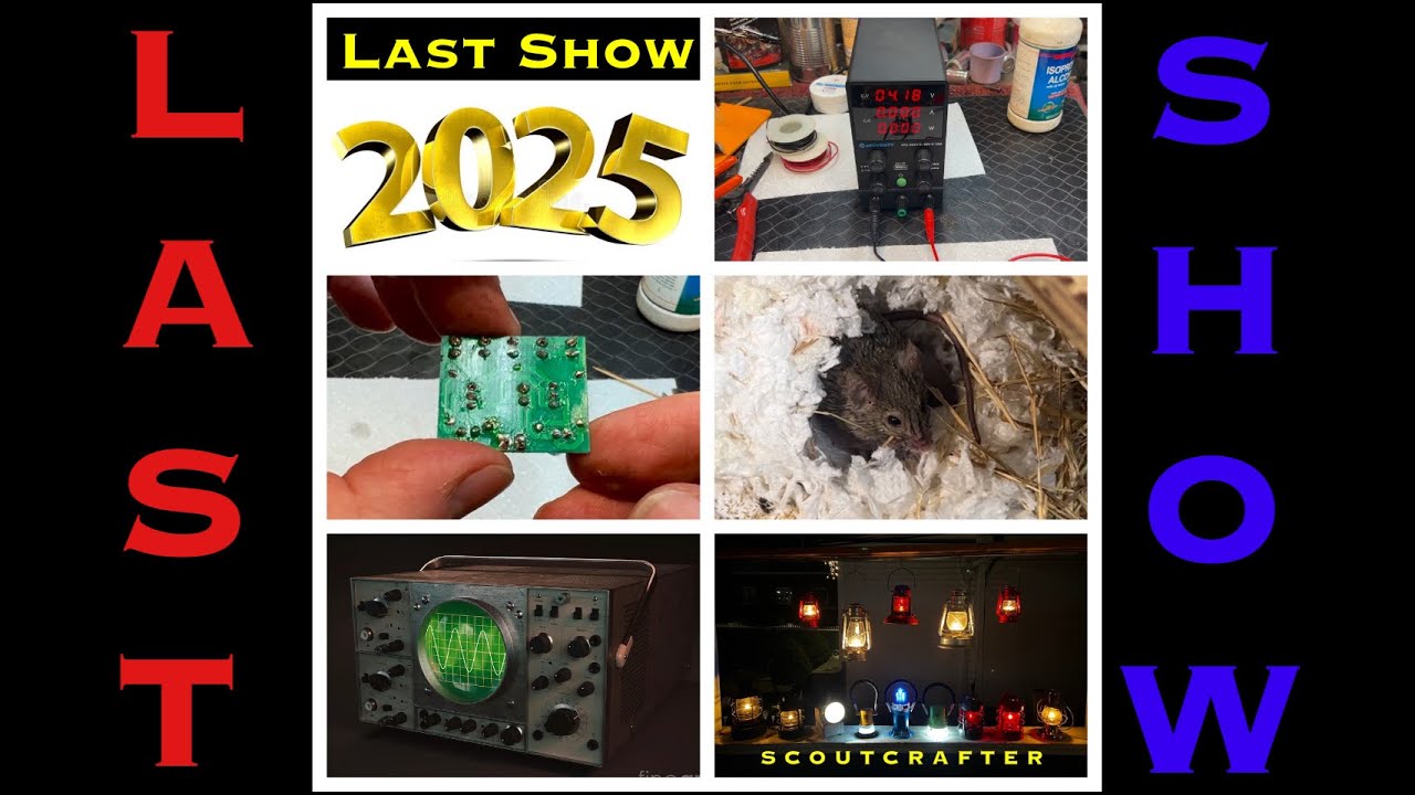 Last Video For 2025!  Basic Electronics For Fun and Profit!  Lantern Light Up… Plus Great News!