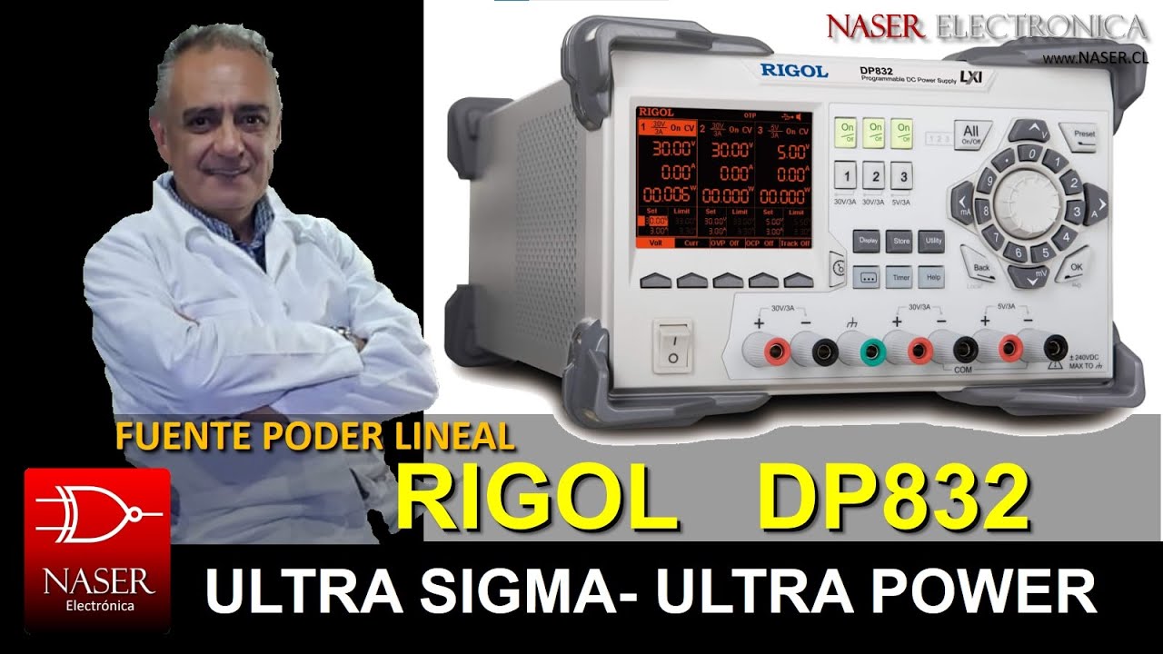 RIGOL DP832 - Conectividad USB con Ultra Sigma y Ultra Power