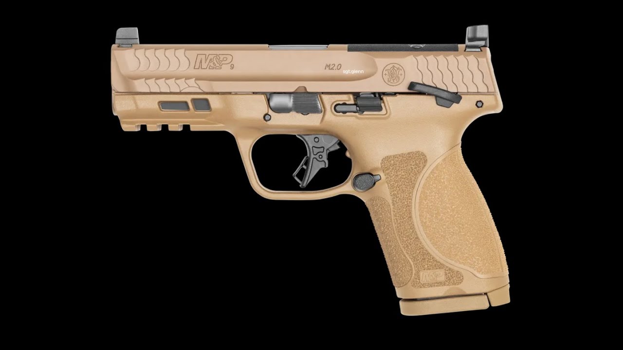 S&W M&P M2.0 4 INCH OPTICS READY THUMB SAFETY FLAT DARK EARTH  #9mmpistol #gunsafety #gunspecs