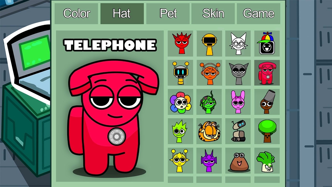 Tele (sprunki) in Among Us ◉ funny animation - 1000 iQ impostor