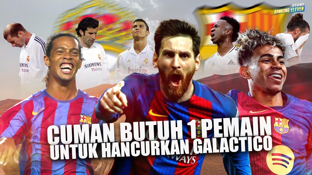 3 Proyek Galacticos Real Madrid Ancur di Tangan 1 Pemain Barcelona! Ini Kisahnya...