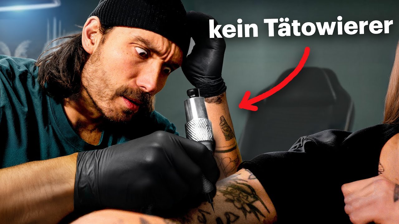 Ein Tag als T&auml;towierer ohne Erfahrung