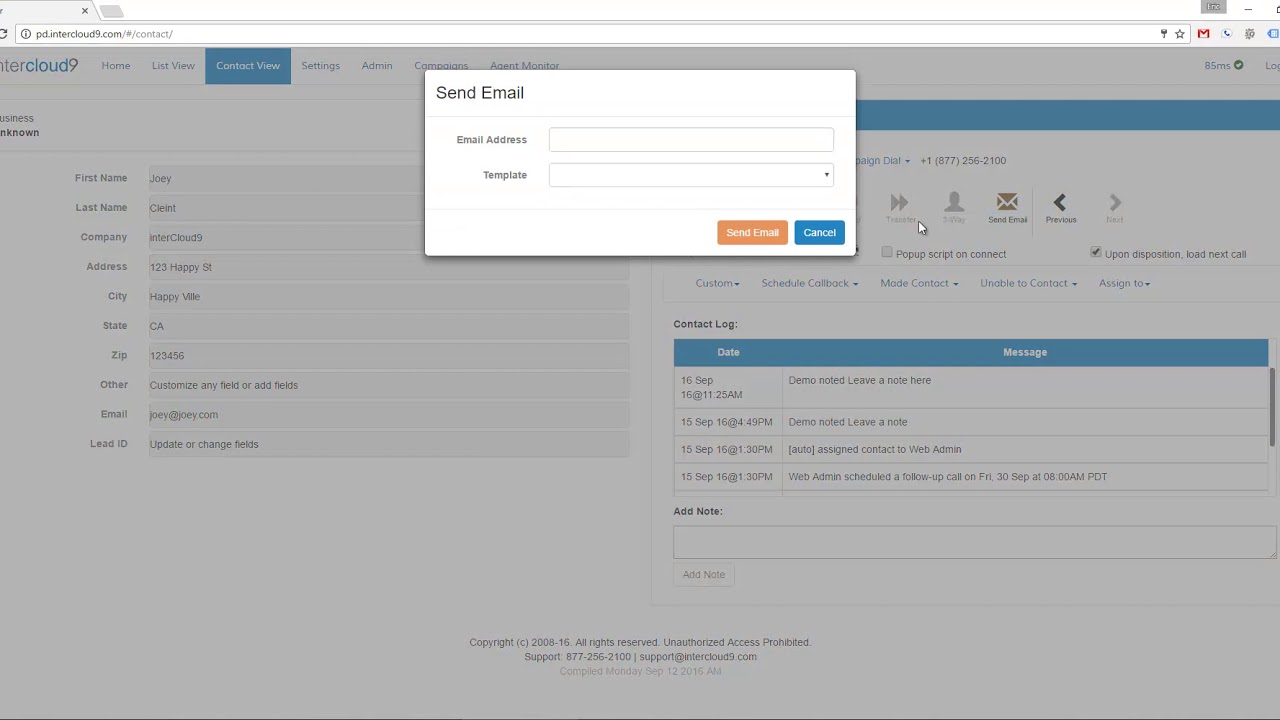 Predictive Dialer Demo Video