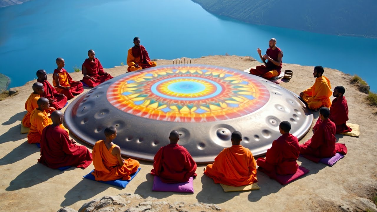 Sacred Handpan Music in Nature | Gentle Music, Calms The Nervous System | Handpan Healing Sounds