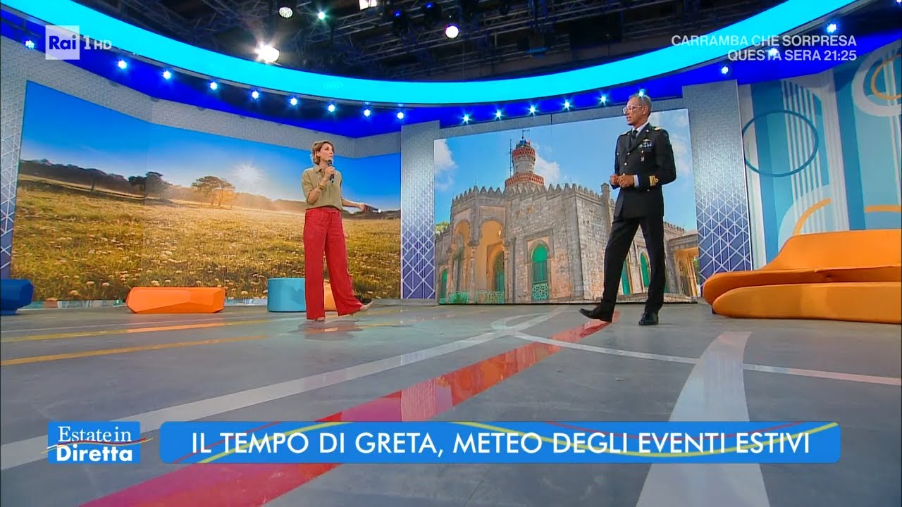 Il tempo di Greta, meteo degli eventi estivi - Estate in diretta 27/07/2021?