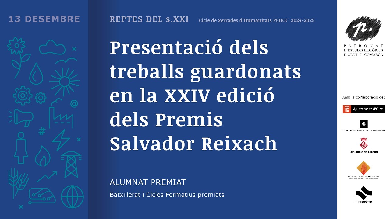 Reptes del s. XXI - Premis Salvador Reixach 2024