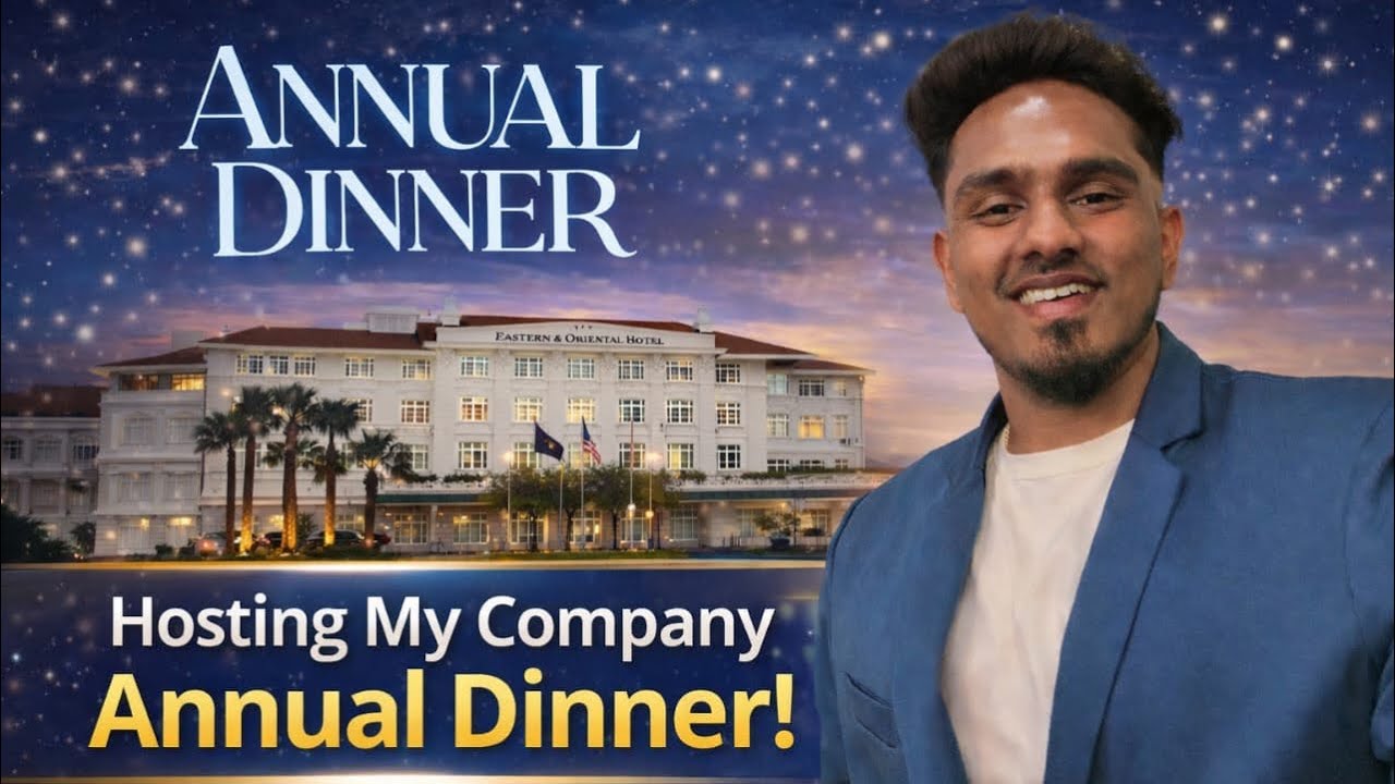 ✨MC Of The Night🎤 | My Company Annual Dinner | Vlog 35 | SkVlogs
