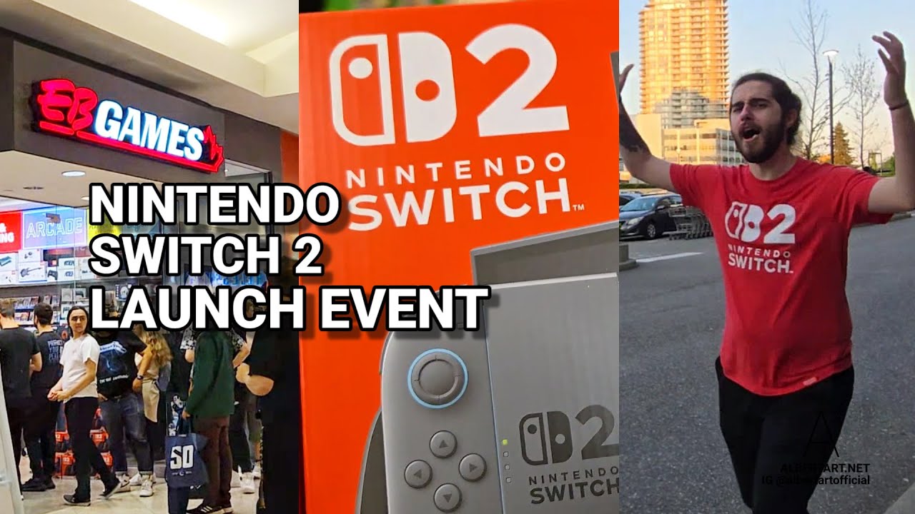 NINTENDO SWITCH 2 LAUNCH EVENT AT EB GAMES BURNABY #NINTENDO #SWITCH #GAMING #NINTENDOSWITCH2