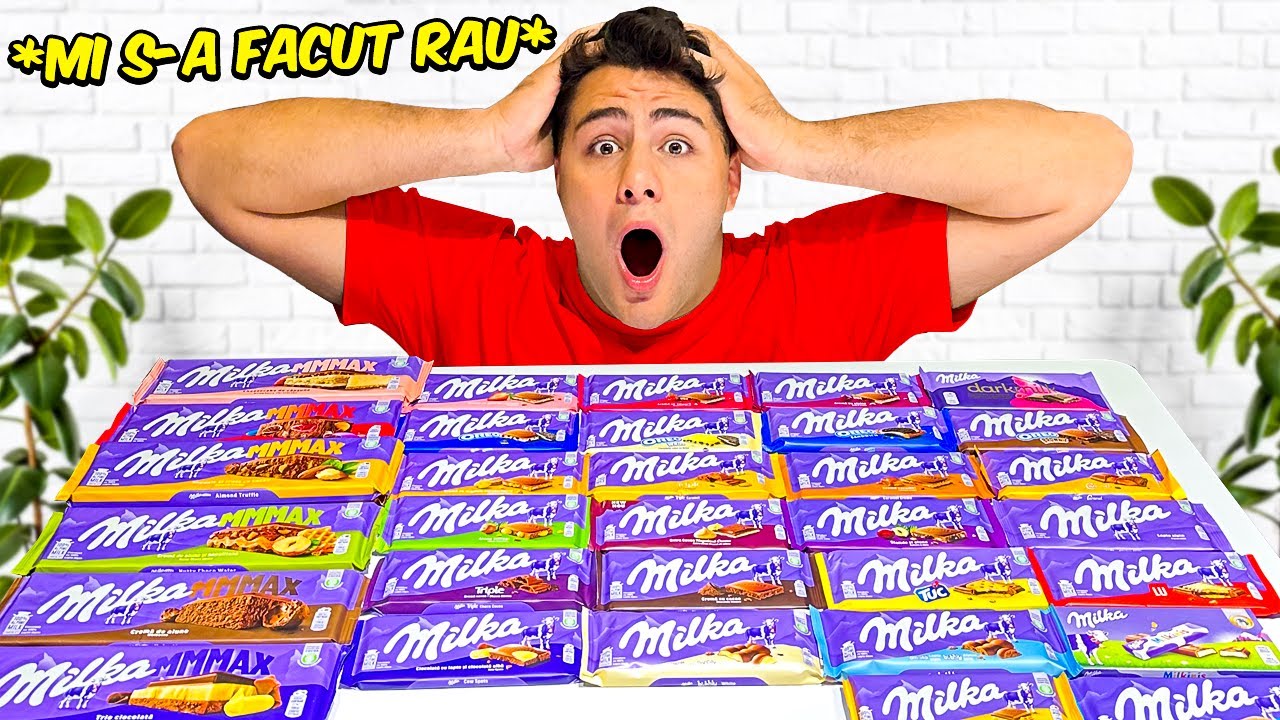 TESTEZ TOATE AROMELE MILKA *mi s-a făcut rău*