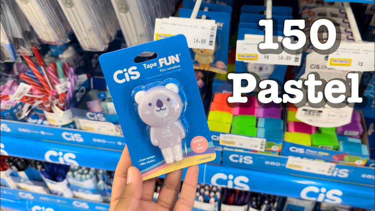 COMPRANDO MATERIAL ESCOLAR 2023 COM 150 REAIS EM TOM PASTEL NA NIVALMIX