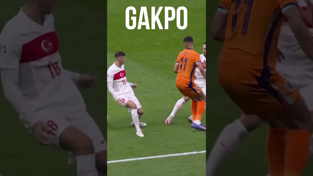 Cody Gakpo with Memphis Depay combined skills in Euro 2024