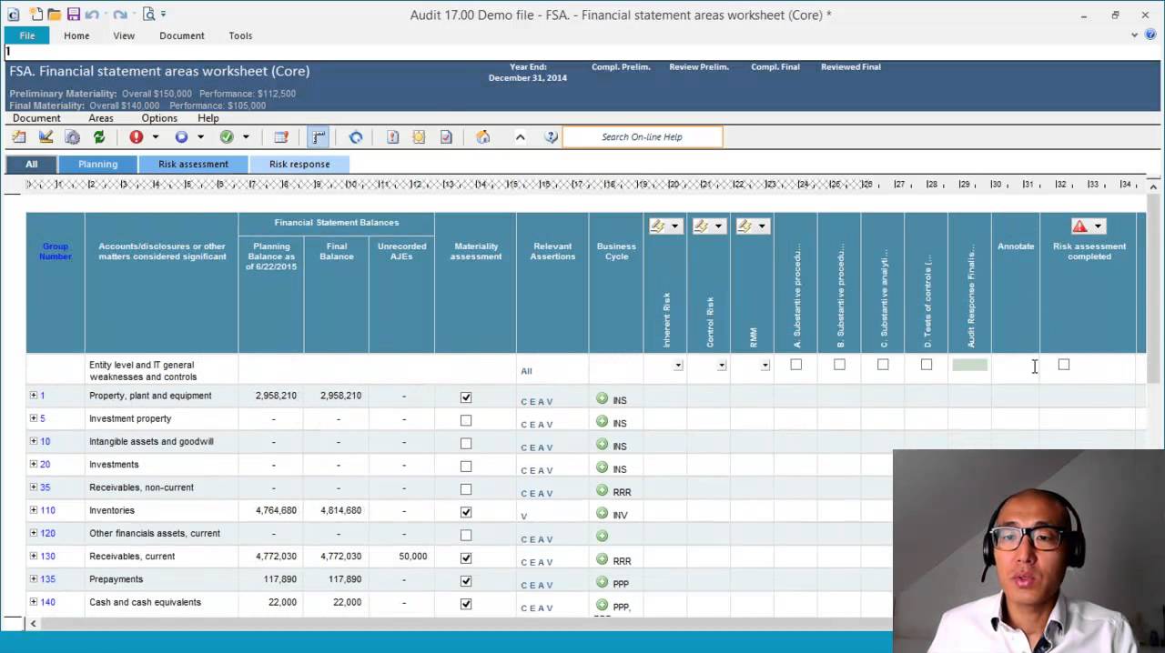 Audit 17 00 Videos 10   N, P   Misstatements Partner Manager Summary