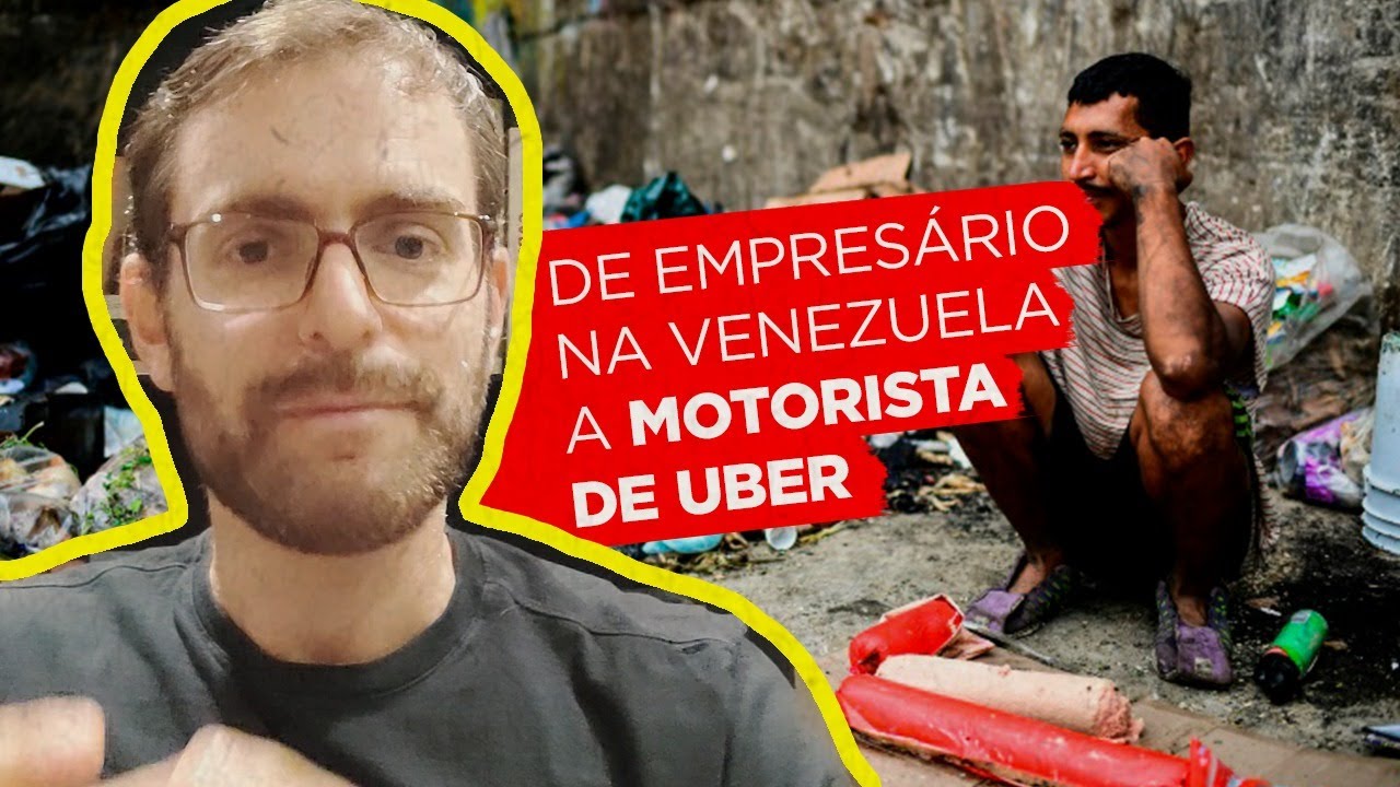 De EMPRES&Aacute;RIO na Venezuela a motorista de Uber no Brasil