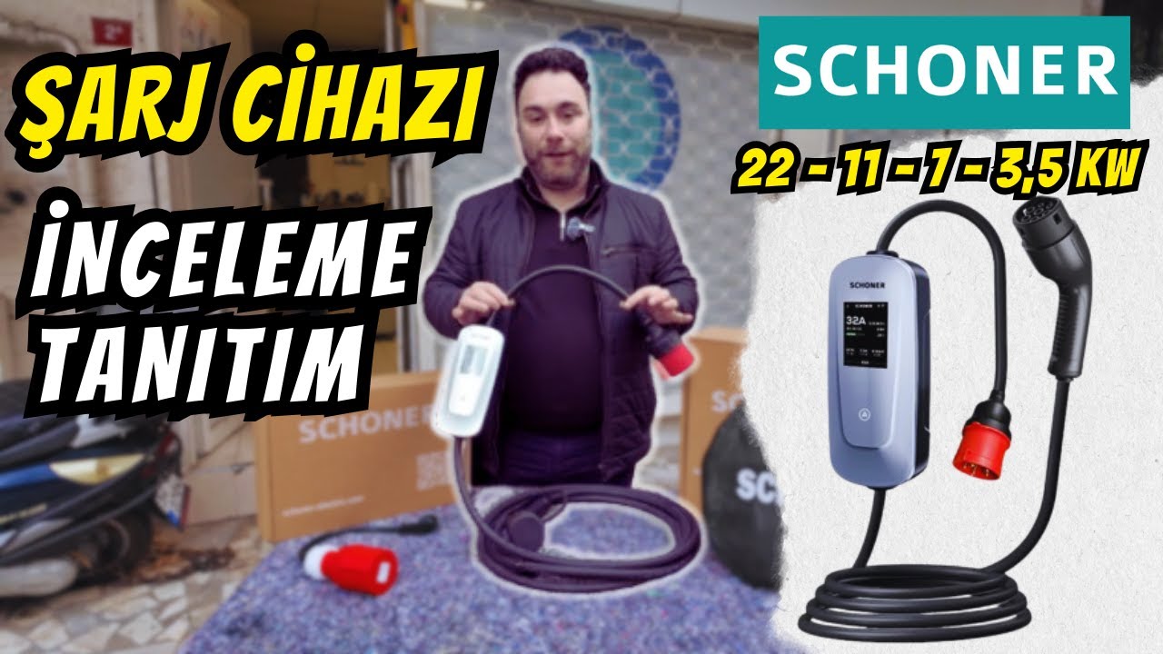SCHONER 22kW Mobil Şarj Cihazı Testi | Tesla ve Tüm Elektrikli Araçlar ile Uyumlu | Test ve İnceleme