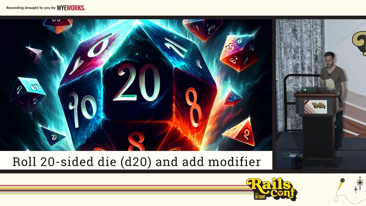 RailsConf 2024 - Dungeons & Dragons & Rails by Joël Quenneville