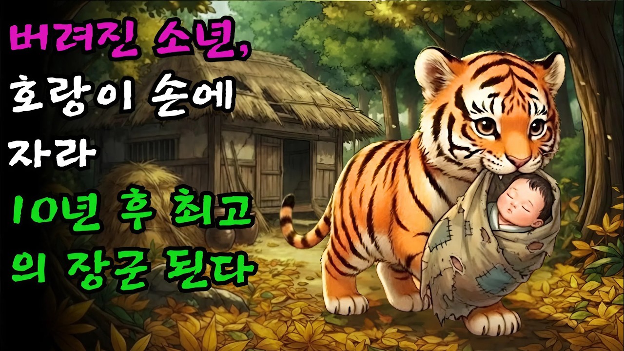 갓 태어난 소년은 의붓어머니에게 잔인하게 숲속에 버려졌지만, 호랑이 새끼에게 발견되어 동굴로 데려가 길러졌다. 놀랍게도 10년 후, 그는 지역에서 가장 뛰어난 장군으로 성장했다