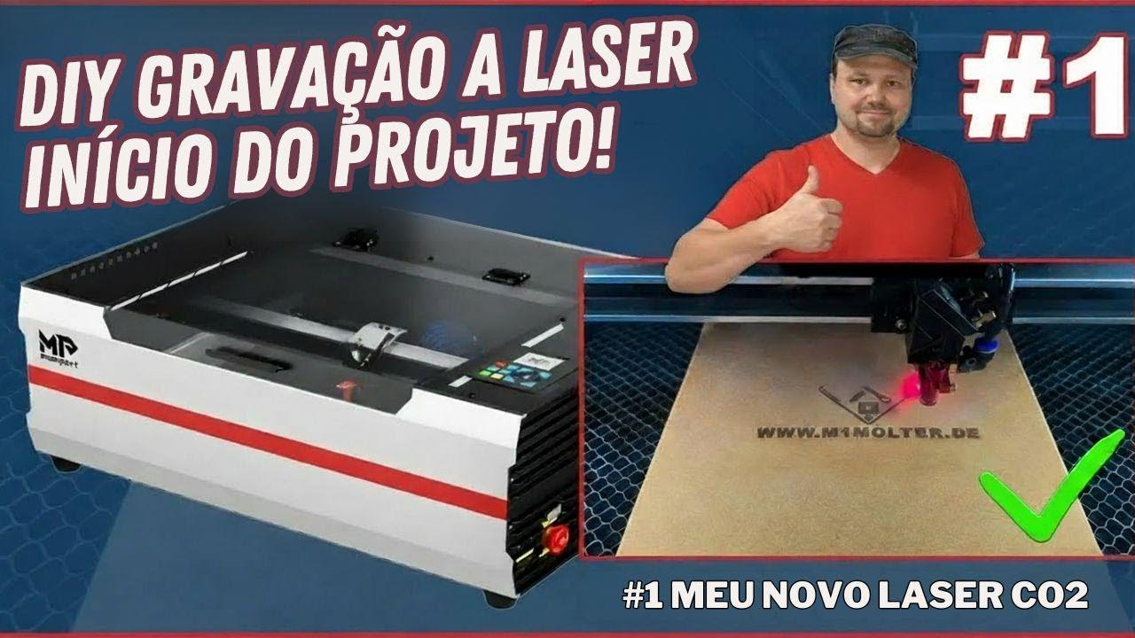 NOVO setup de laser CO2! Por que escolhi o Monport Reno45 Pro? Unboxing e primeiras impressões