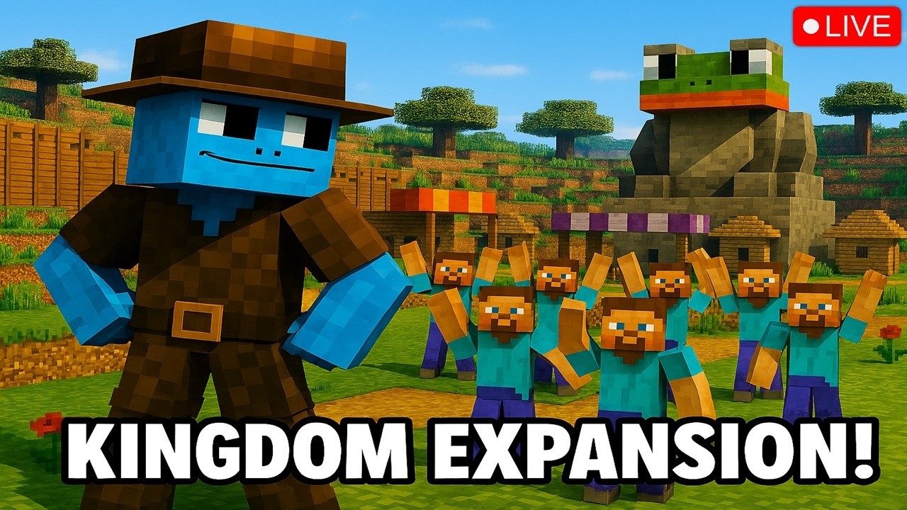 🔴LIVE - Minecraft Bedrock: Expanding the Village Kingdom  New Builds, Upgrades & Exploration